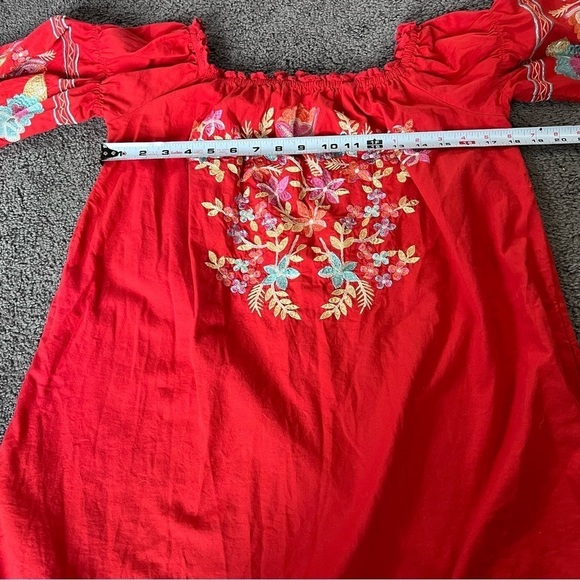 Free People Fleur Du Jour embroidered dress Small - Picture 13 of 13
